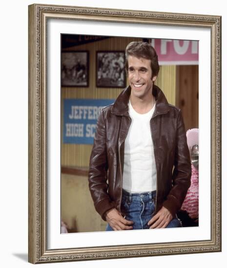 Henry Winkler - Happy Days-null-Framed Photo