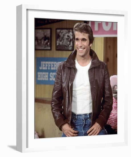 Henry Winkler - Happy Days-null-Framed Photo