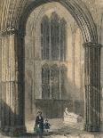 Worcester Cathedral, North West View, 1836-Henry Winkles-Mounted Giclee Print