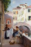 Laundry girls in Venice, 1911-Henry Woods-Giclee Print