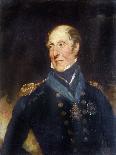 Portrait of Rear Admiral Sir Charles Cunningham (1755-1834). Oil on Wood, 1833, by Henry Wyatt (179-Henry Wyatt-Framed Giclee Print