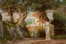 Water Carrier in an Antique Landscape with Olive Trees-Henryk Siemiradzki-Giclee Print