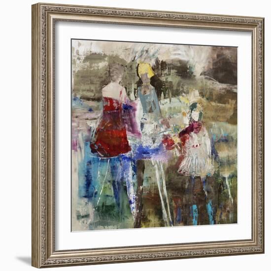 Her Blue Boots-Jodi Maas-Framed Giclee Print