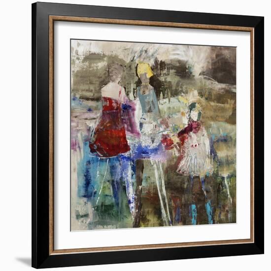 Her Blue Boots-Jodi Maas-Framed Giclee Print