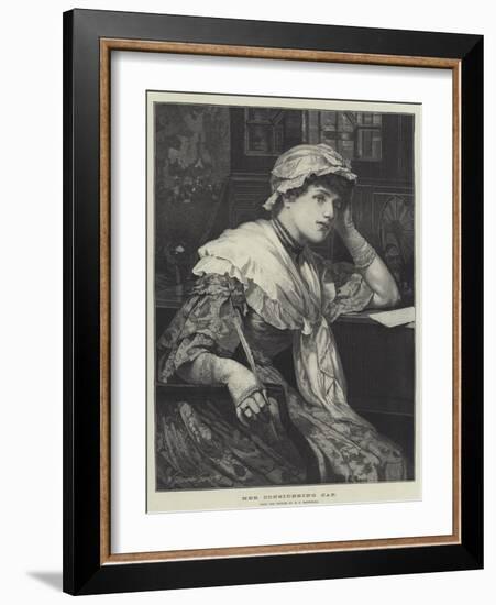 Her Considering Cap-Edward Frederick Brewtnall-Framed Giclee Print