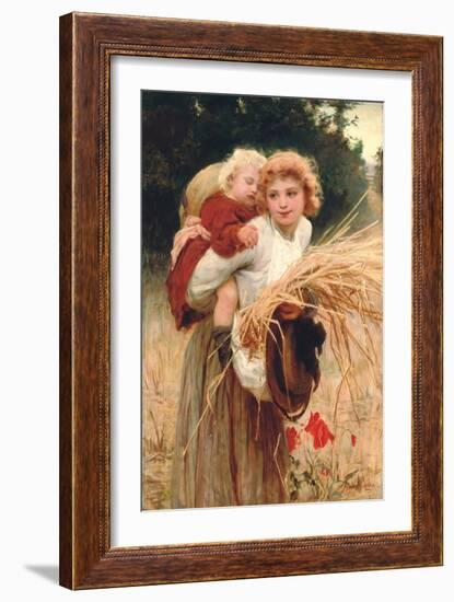 Her Constant Care (Oil on Canvas)-Frederick Morgan-Framed Giclee Print