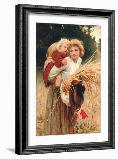 Her Constant Care (Oil on Canvas)-Frederick Morgan-Framed Giclee Print