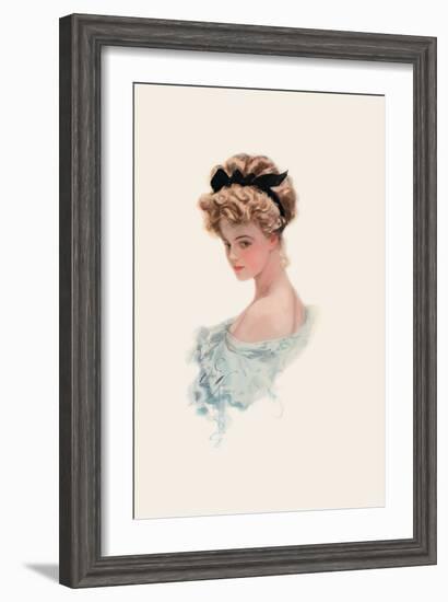 Her Eyes Were Made to Worship-Harrison Fisher-Framed Art Print