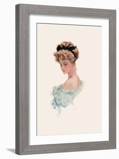 Her Eyes Were Made to Worship-Harrison Fisher-Framed Art Print