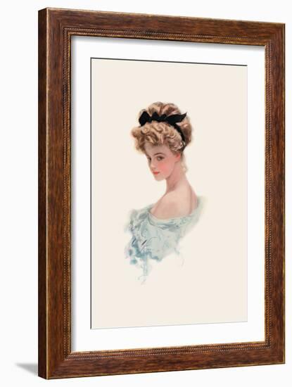 Her Eyes Were Made to Worship-Harrison Fisher-Framed Art Print