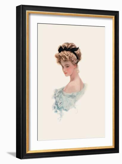 Her Eyes Were Made to Worship-Harrison Fisher-Framed Art Print