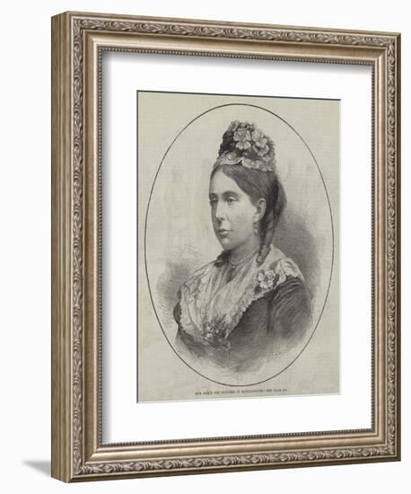 Her Grace the Duchess of Marlborough-null-Framed Giclee Print