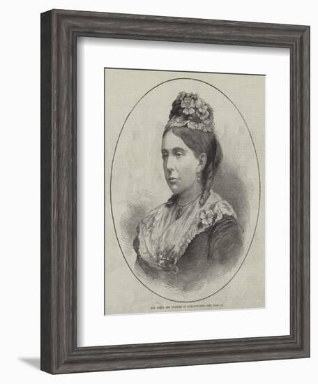 Her Grace the Duchess of Marlborough-null-Framed Giclee Print