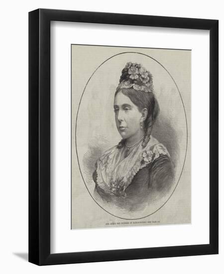 Her Grace the Duchess of Marlborough-null-Framed Giclee Print