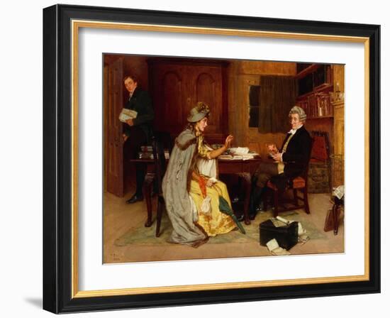 Her Lawyer, 1892-Frank Dadd-Framed Giclee Print
