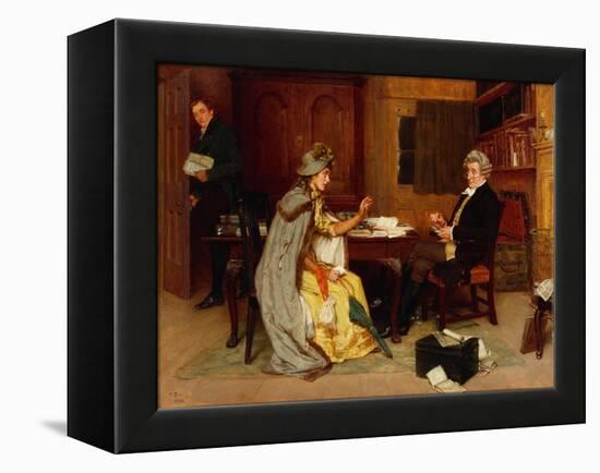 Her Lawyer, 1892-Frank Dadd-Framed Premier Image Canvas