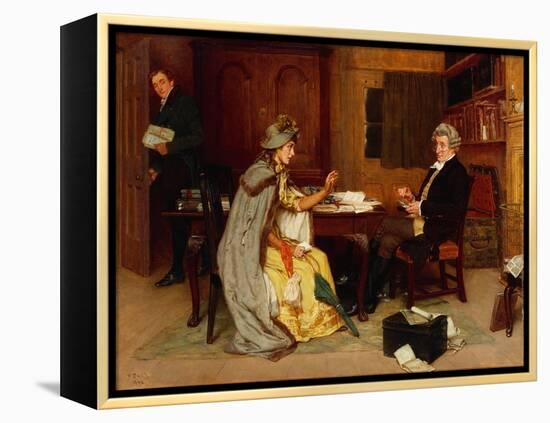 Her Lawyer, 1892-Frank Dadd-Framed Premier Image Canvas