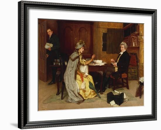 Her Lawyer, 1892-Frank Dadd-Framed Giclee Print