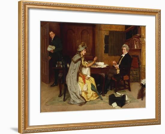 Her Lawyer, 1892-Frank Dadd-Framed Giclee Print