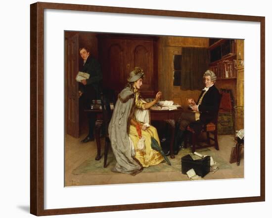 Her Lawyer, 1892-Frank Dadd-Framed Giclee Print