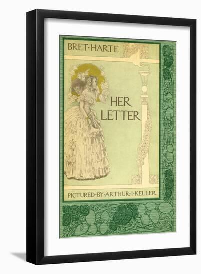 Her Letter-Arthur Keller-Framed Art Print