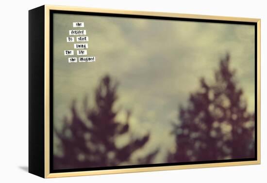 Her Life-Vintage Skies-Framed Premier Image Canvas