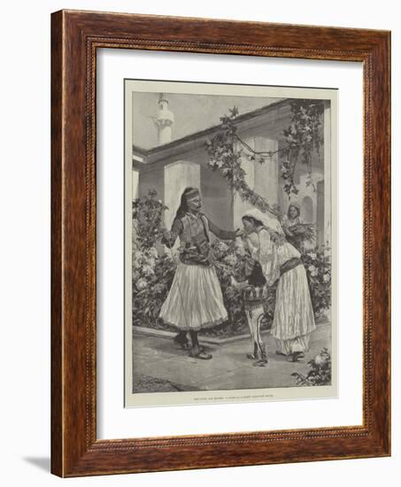 Her Lord and Master, a Scene in a North Albanian House-Richard Caton Woodville II-Framed Giclee Print