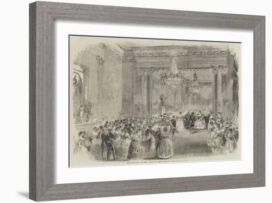 Her Majesty at the Ball of the Turkish Embassy-null-Framed Giclee Print