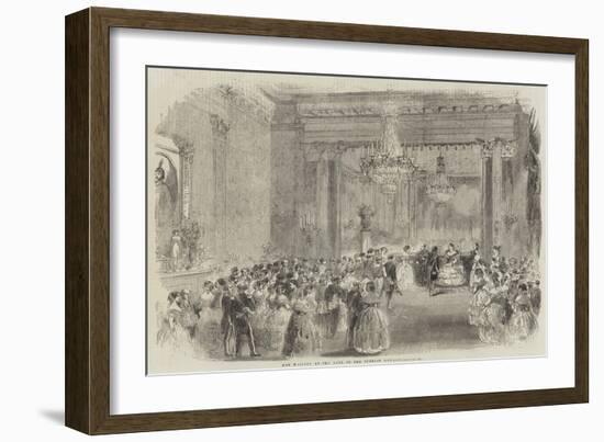 Her Majesty at the Ball of the Turkish Embassy-null-Framed Giclee Print