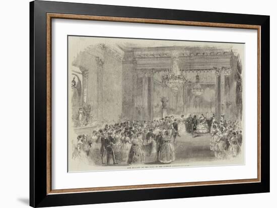 Her Majesty at the Ball of the Turkish Embassy-null-Framed Giclee Print