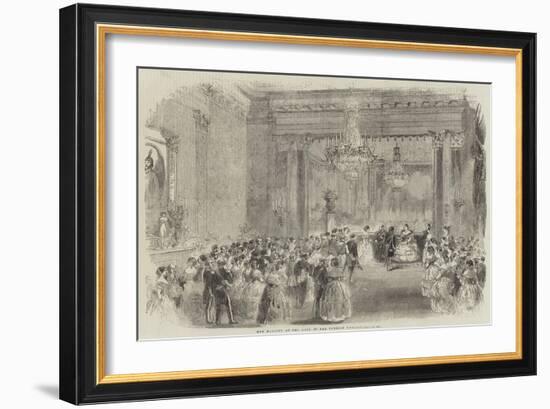 Her Majesty at the Ball of the Turkish Embassy-null-Framed Giclee Print