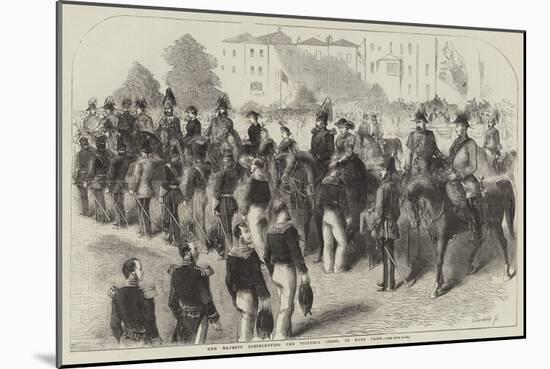 Her Majesty Distributing the Victoria Cross, in Hyde Park-null-Mounted Giclee Print