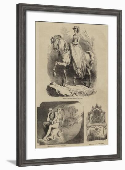 Her Majesty in the City of London-null-Framed Giclee Print