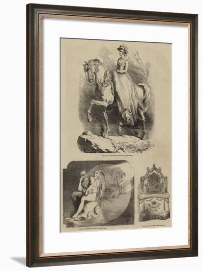 Her Majesty in the City of London-null-Framed Giclee Print