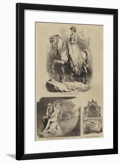 Her Majesty in the City of London-null-Framed Giclee Print