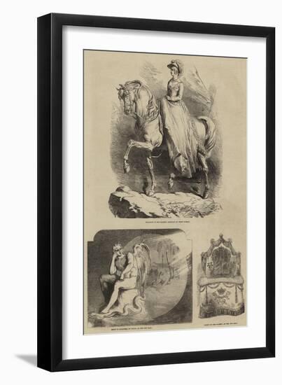 Her Majesty in the City of London-null-Framed Giclee Print