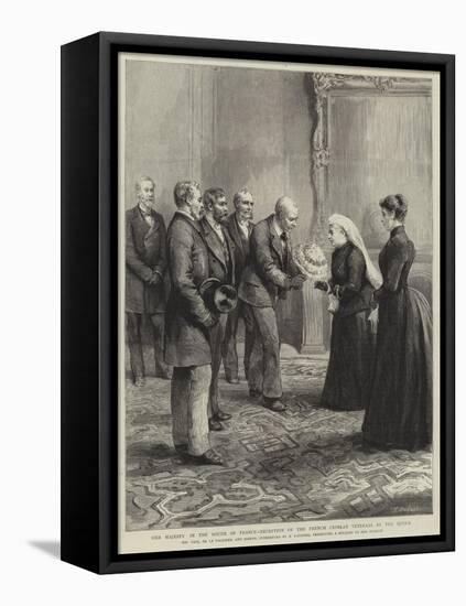 Her Majesty in the South of France, Reception of the French Crimean Veterans by the Queen-Godefroy Durand-Framed Premier Image Canvas