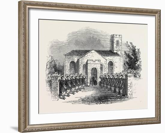 Her Majesty Leaving Blair Athol Church, the Queen's Second Visit to Scotland-null-Framed Giclee Print