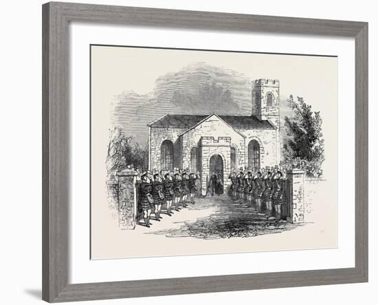 Her Majesty Leaving Blair Athol Church, the Queen's Second Visit to Scotland-null-Framed Giclee Print