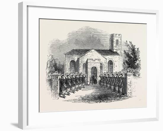 Her Majesty Leaving Blair Athol Church, the Queen's Second Visit to Scotland-null-Framed Giclee Print