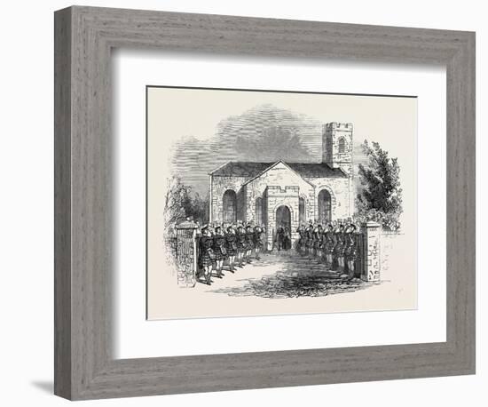 Her Majesty Leaving Blair Athol Church, the Queen's Second Visit to Scotland-null-Framed Giclee Print