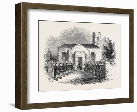 Her Majesty Leaving Blair Athol Church, the Queen's Second Visit to Scotland-null-Framed Giclee Print