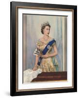'Her Majesty Queen Elizabeth II', c1953-Unknown-Framed Giclee Print