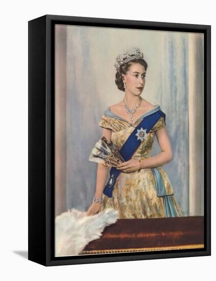 'Her Majesty Queen Elizabeth II', c1953-Unknown-Framed Premier Image Canvas