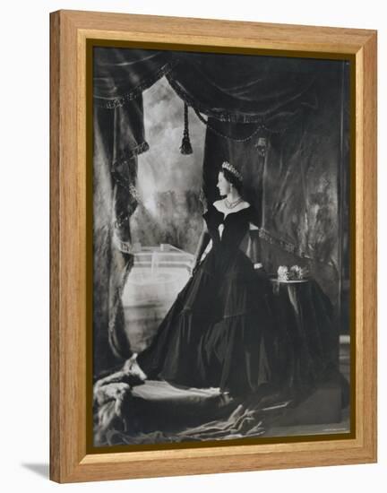 Her Majesty Queen Elizabeth the Queen Mother, England-Cecil Beaton-Framed Premier Image Canvas