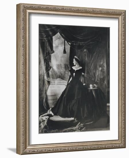 Her Majesty Queen Elizabeth the Queen Mother, England-Cecil Beaton-Framed Photographic Print