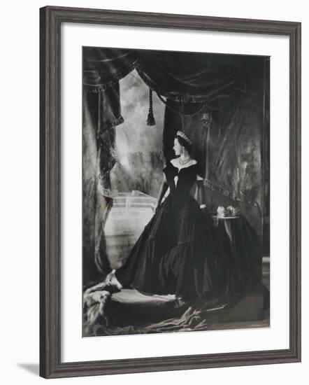 Her Majesty Queen Elizabeth the Queen Mother, England-Cecil Beaton-Framed Photographic Print