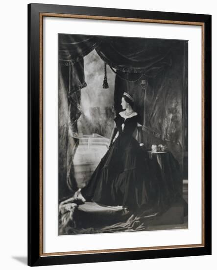 Her Majesty Queen Elizabeth the Queen Mother, England-Cecil Beaton-Framed Photographic Print