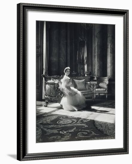 Her Majesty Queen Elizabeth the Queen Mother, England-Cecil Beaton-Framed Photographic Print