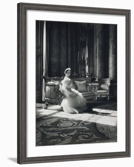 Her Majesty Queen Elizabeth the Queen Mother, England-Cecil Beaton-Framed Photographic Print